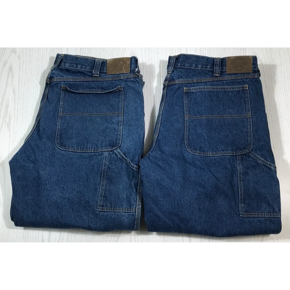 Cabelas Outdoor Gear Carpenter Jeans Men 44x29 Blue Denim Cotton Work Lot Of 2